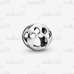 Pandora Openwork Paw Print Charm